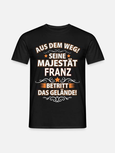 FRANZ - Männer T-Shirt - Schwarz