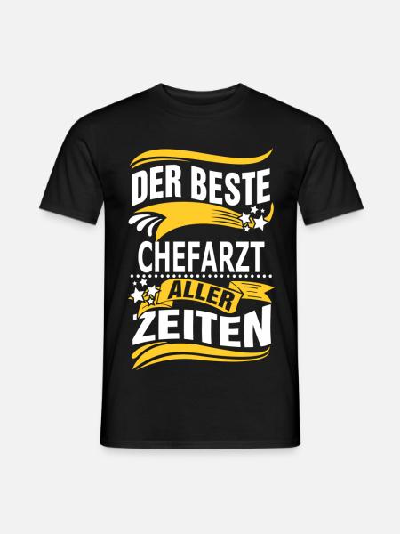 CHEFARZT - Männer T-Shirt - Schwarz