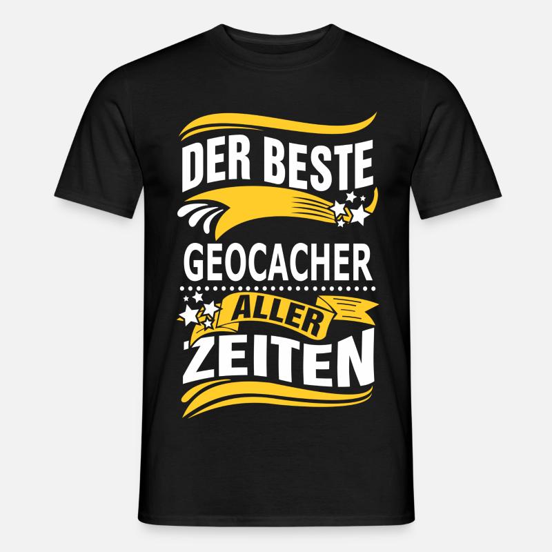 GEOCACHER - Männer T-Shirt - Schwarz