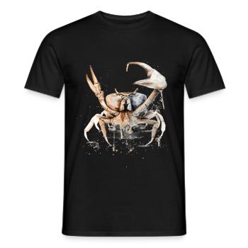 Sternzeichen Krebs - Männer T-Shirt - Schwarz - Vorne - AI Model Male 178 light (178cm)
