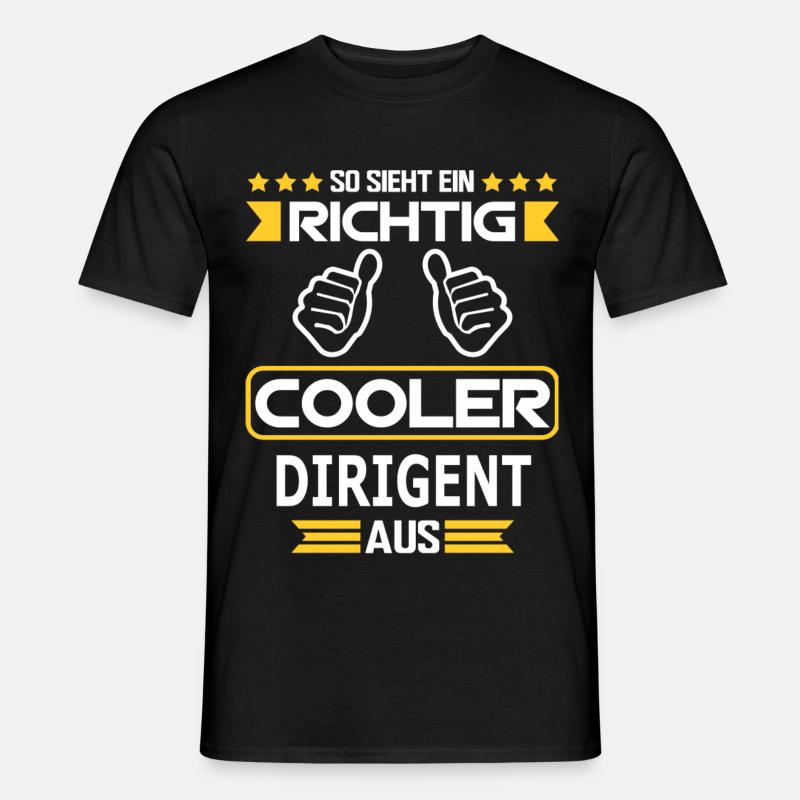 DIRIGENT - Männer T-Shirt - Schwarz