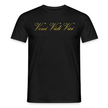 Zyzz Veni Vidi Vici - T-shirt homme - noir - Devant - AI Model Male 178 light (178cm)