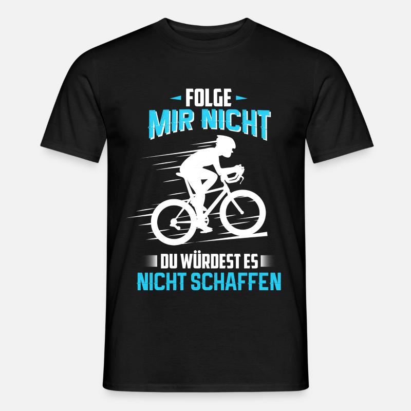mountainbiker - Männer T-Shirt - Schwarz