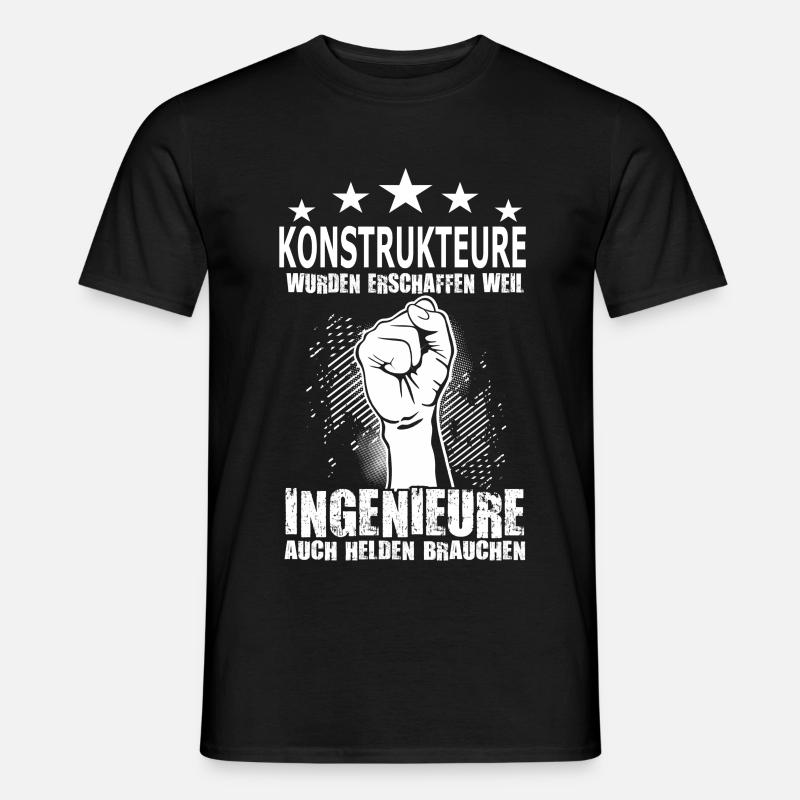konstrukteure - Männer T-Shirt - Schwarz