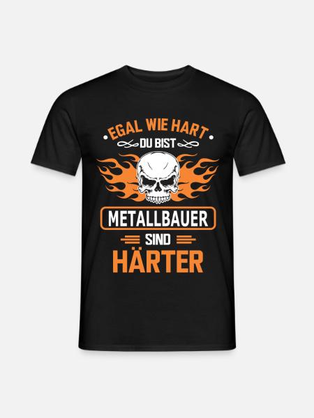 metallbauer - Männer T-Shirt - Schwarz