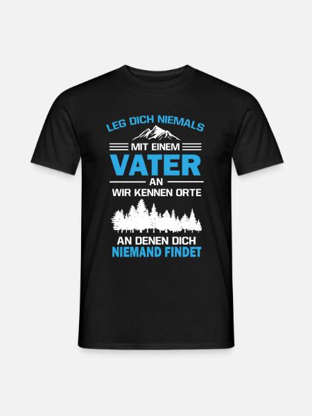 Vater, werdender Papa, Vater Geburt Geschenk - Männer T-Shirt - Schwarz