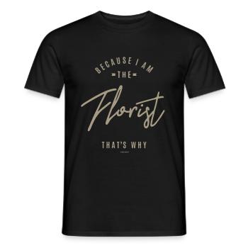 Florist - Men's T-Shirt - black - Front - AI Model Male 178 light (178cm)