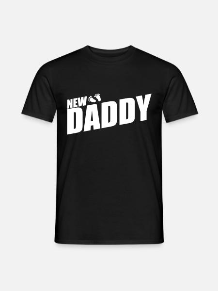 New Daddy New Dad Pregnancy Test Gift - Men's T-Shirt - black