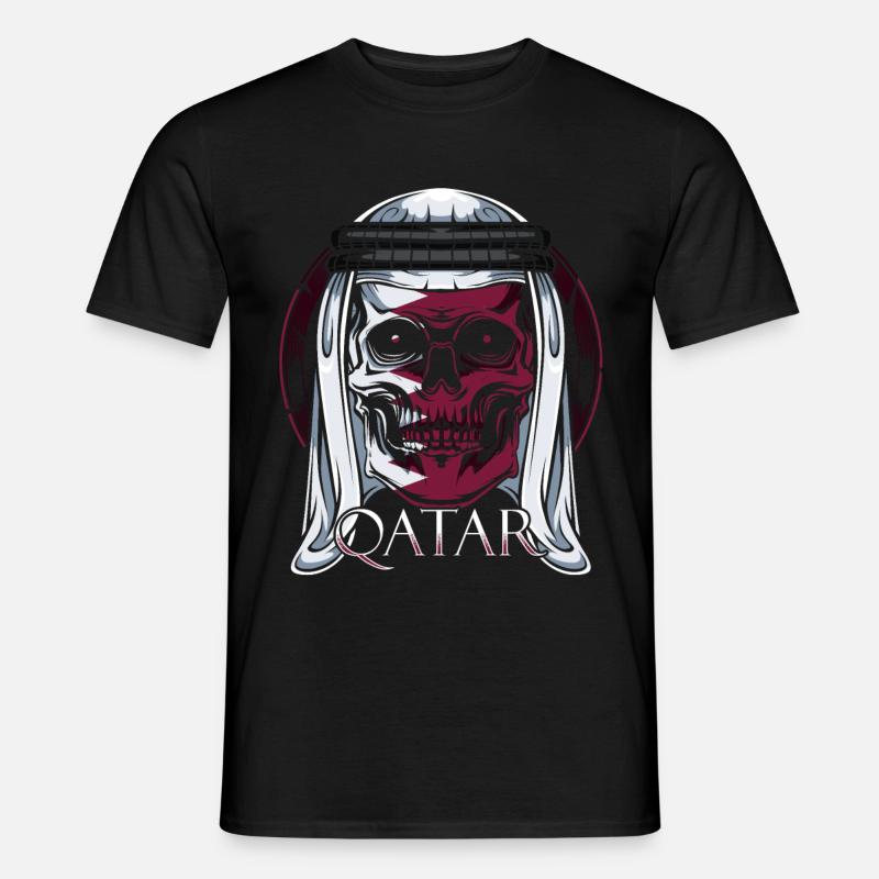 Katar - Männer T-Shirt - Schwarz