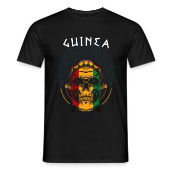 Guinée - T-shirt homme - noir - Devant - AI Model Male 178 light (178cm)