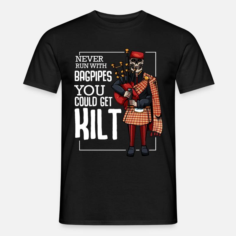cornemuses - T-shirt homme - noir