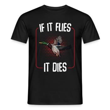 chasse - T-shirt homme - noir - Devant - AI Model Male 178 light (178cm)
