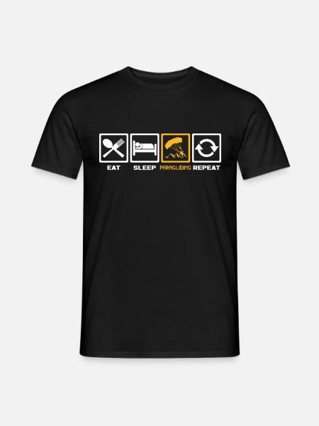 parapente - T-shirt homme - noir