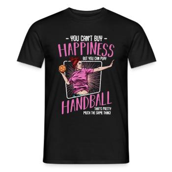 Cool Handball Lustige Sprüche Handballer Geschenk - Männer T-Shirt - Schwarz - Vorne - AI Model Male 178 light (178cm)