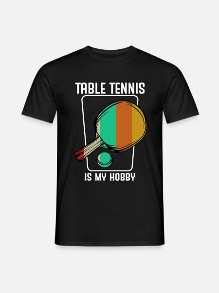 table tennis - Men's T-Shirt - black