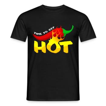 Chili - Männer T-Shirt - Schwarz - Vorne - AI Model Male 178 light (178cm)