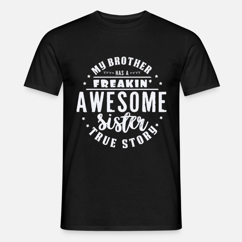 Bruder Und Schwester - Männer T-Shirt - Schwarz