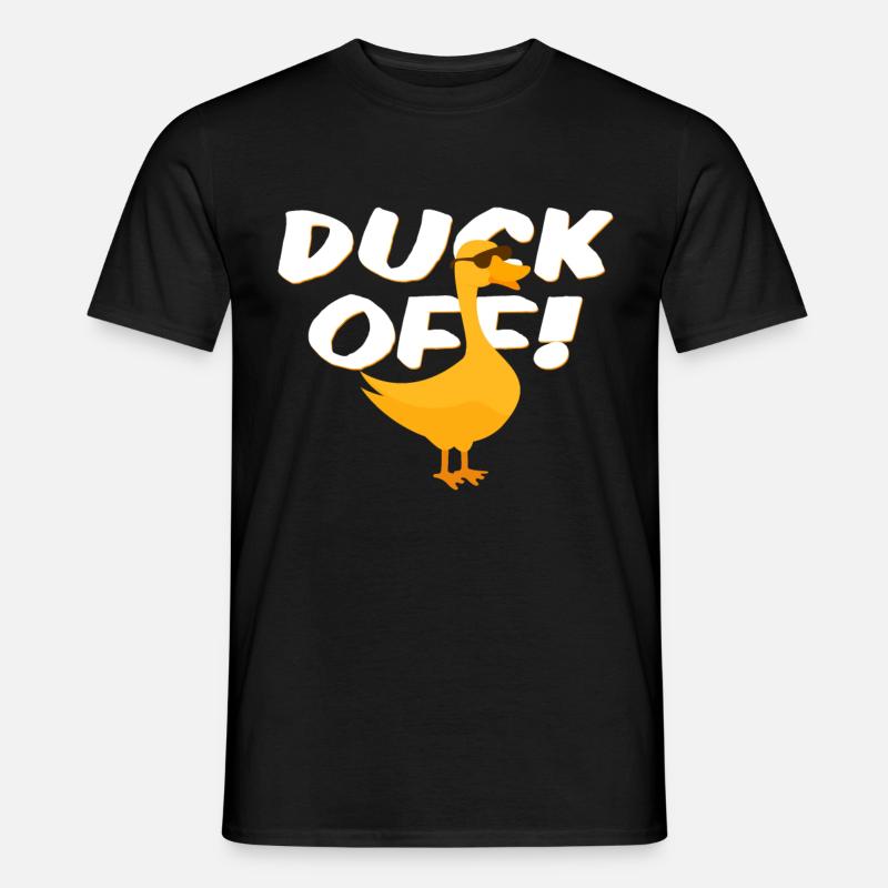Enten - Männer T-Shirt - Schwarz