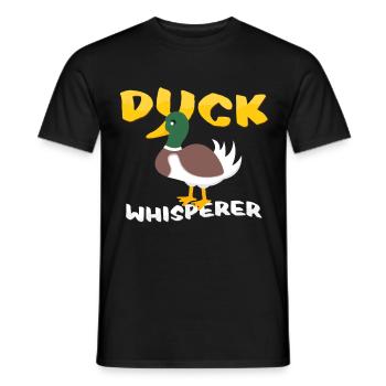 ducks - Men's T-Shirt - black - Front - AI Model Male 178 light (178cm)
