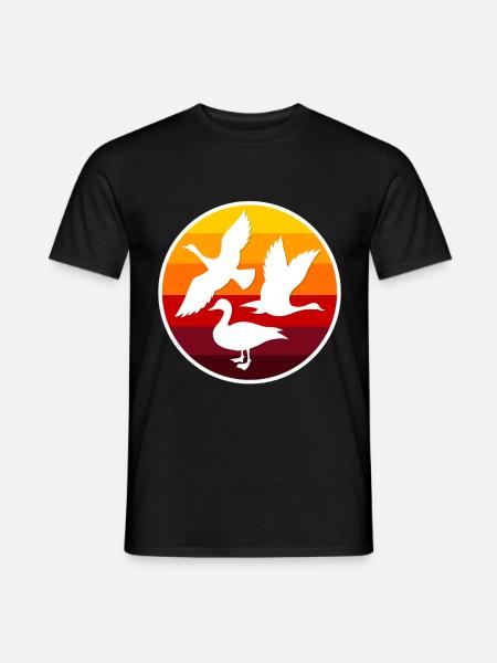 ducks - Men's T-Shirt - black