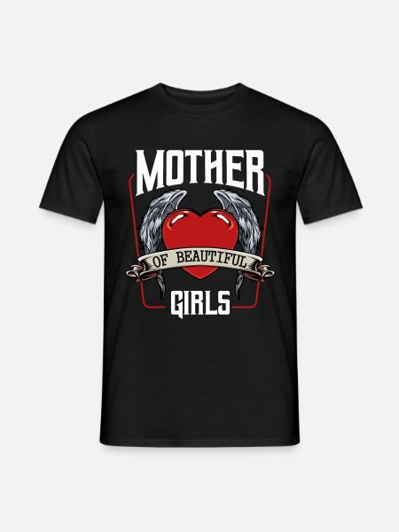 Mère et fille - T-shirt homme - noir