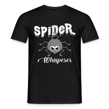 Spider Whisperer | Lustige Sprüche Spinne Geschenk - Männer T-Shirt - Schwarz - Vorne - AI Model Male 178 light (178cm)