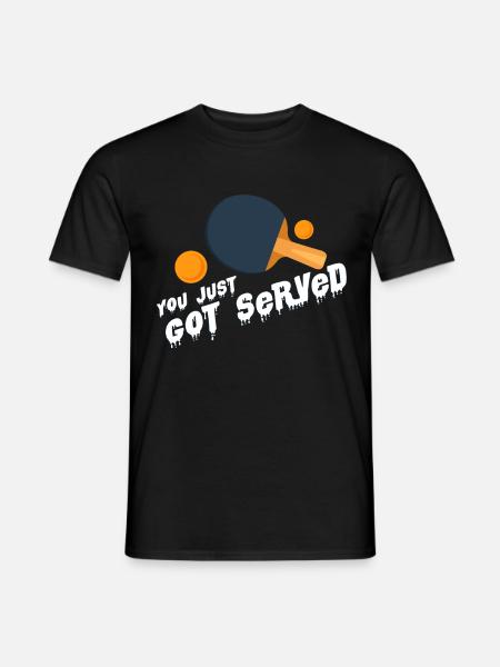 table tennis - Men's T-Shirt - black