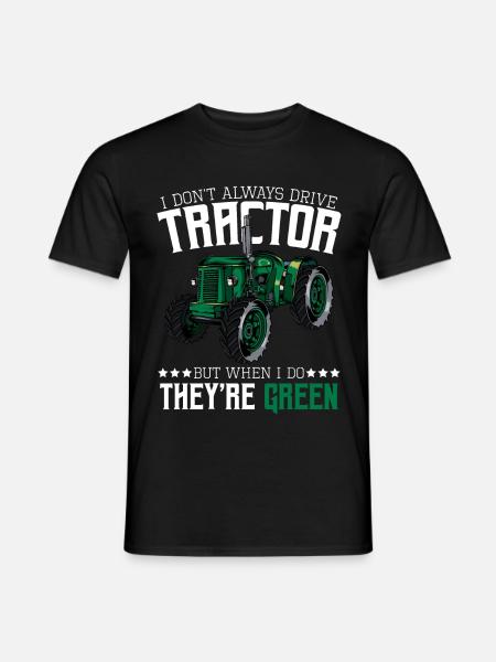tractor - Men's T-Shirt - black
