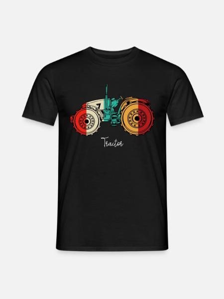 tractor - Men's T-Shirt - black