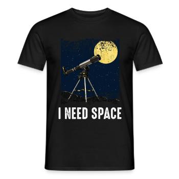 Astronomie - Männer T-Shirt - Schwarz - Vorne - AI Model Male 178 light (178cm)
