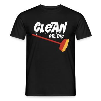 ménage - T-shirt homme - noir - Devant - AI Model Male 178 light (178cm)