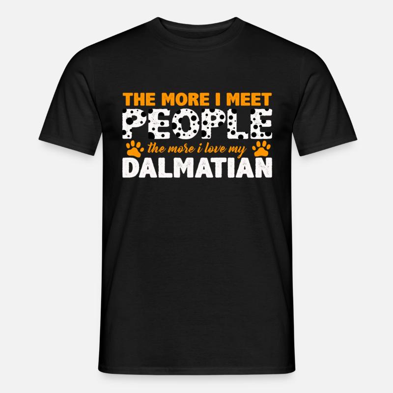 Dalmatiner - Männer T-Shirt - Schwarz