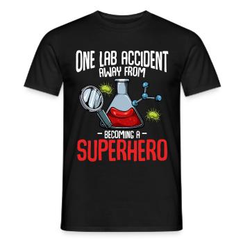 Chemist - Men's T-Shirt - black - Front - AI Model Male 178 light (178cm)