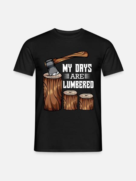 lumberjack - Men's T-Shirt - black