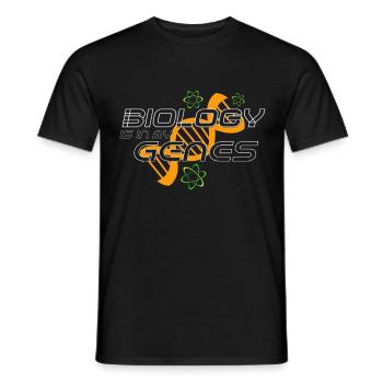 Biologie - Männer T-Shirt - Schwarz - Vorne - AI Model Male 178 light (178cm)