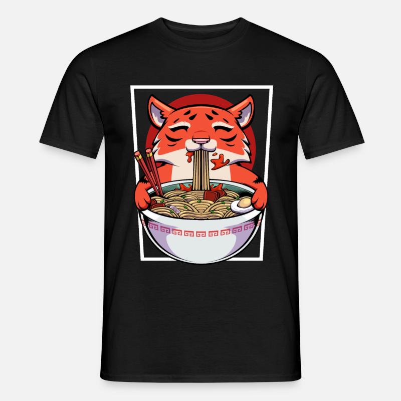 Tiger - Männer T-Shirt - Schwarz