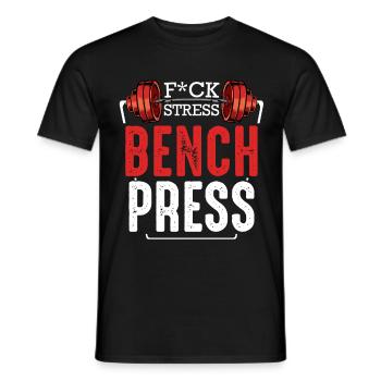 body builder - Men's T-Shirt - black - Front - AI Model Male 178 light (178cm)