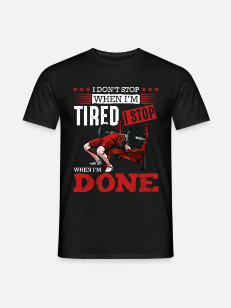 body builder - Men's T-Shirt - black