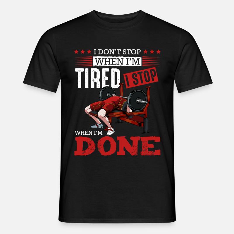 Bodybuilder - Männer T-Shirt - Schwarz
