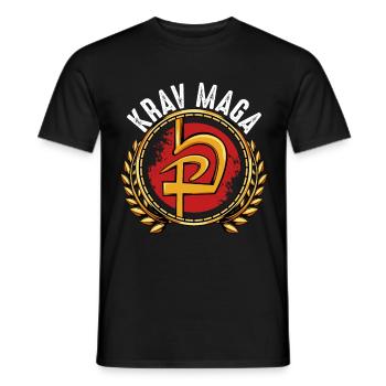 Krav Maga - T-shirt homme - noir - Devant - AI Model Male 178 light (178cm)
