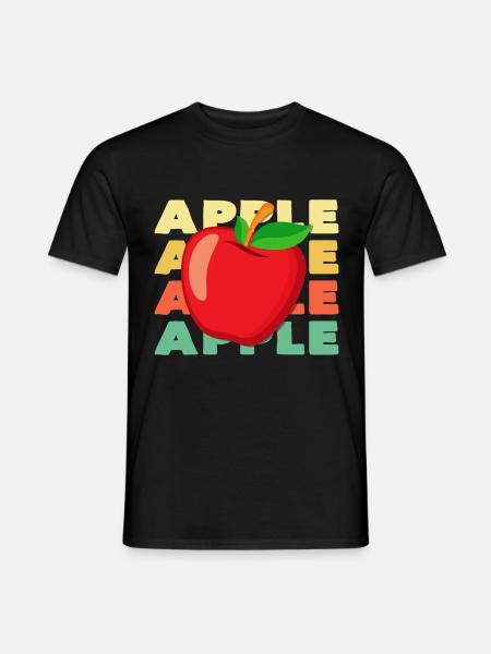 pomme - T-shirt homme - noir