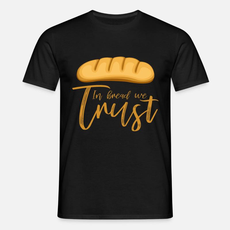 Bäcker - Männer T-Shirt - Schwarz