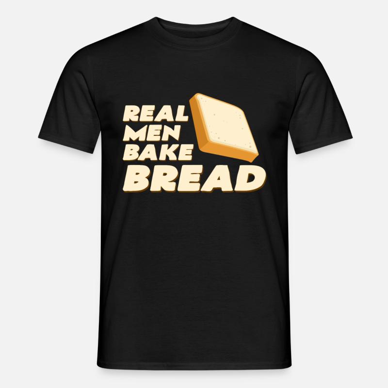 Bäcker - Männer T-Shirt - Schwarz
