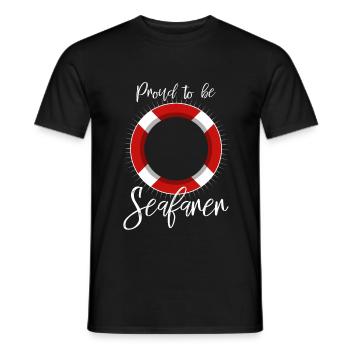 navigation à voile - T-shirt homme - noir - Devant - AI Model Male 178 light (178cm)