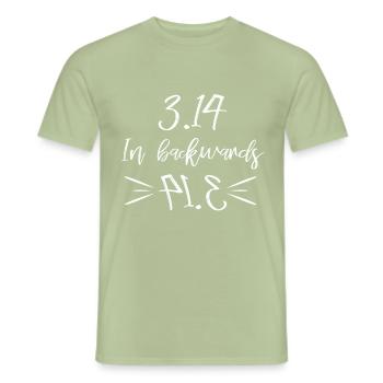 Wissenschaft - Männer T-Shirt - Sage - Vorne - AI Model Male 178 light (178cm)
