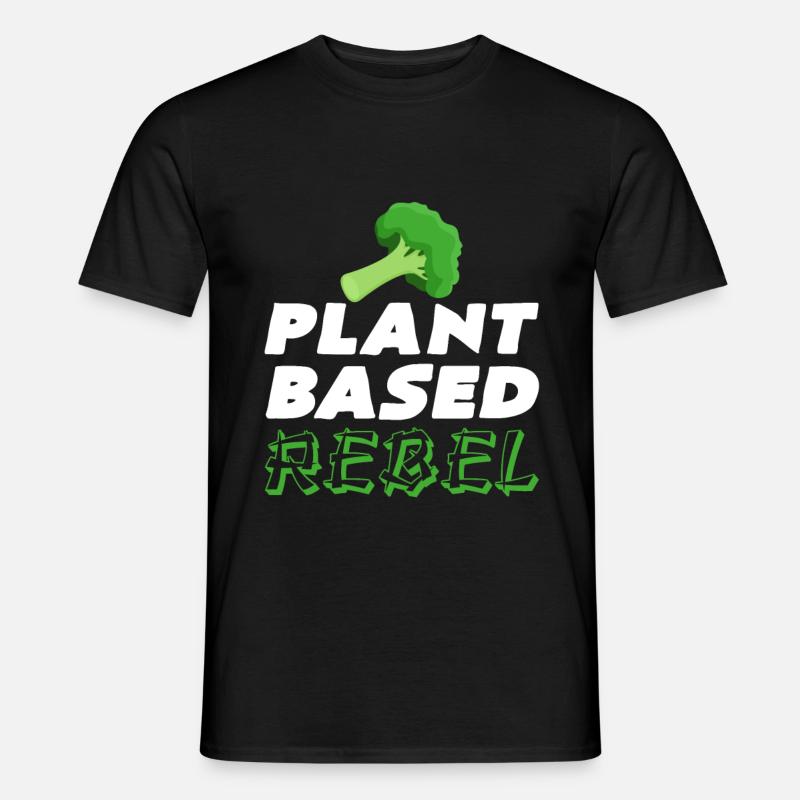 Vegan - Männer T-Shirt - Schwarz