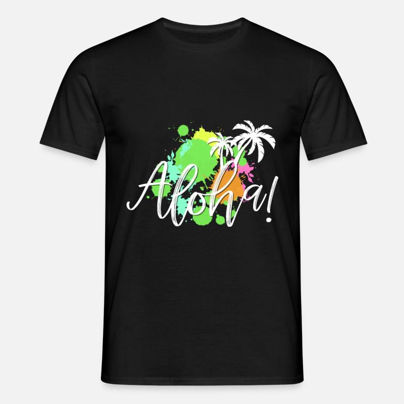 Sommer - Männer T-Shirt - Schwarz