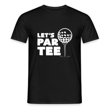 Le golf - T-shirt homme - noir - Devant - AI Model Male 178 light (178cm)