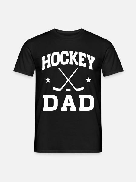 Hockey Dad - Männer T-Shirt - Schwarz