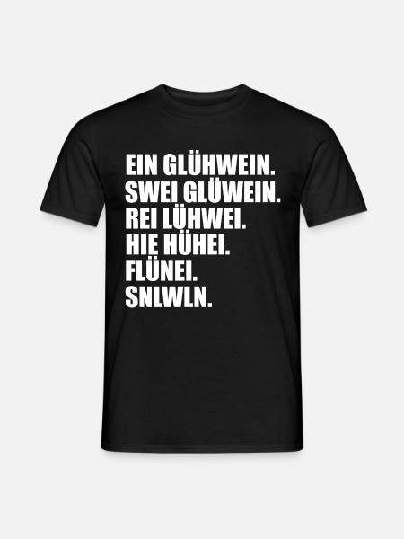 Mulled Christmas drunk - Men's T-Shirt - black